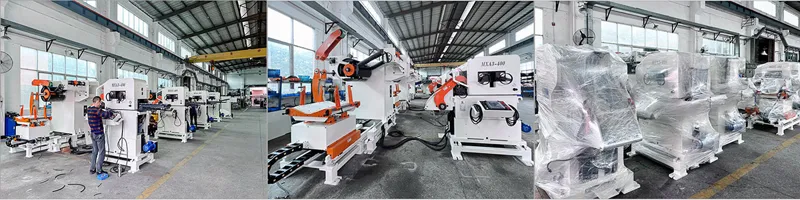 3 set three-in-one reel straightener feeder machine have been finished