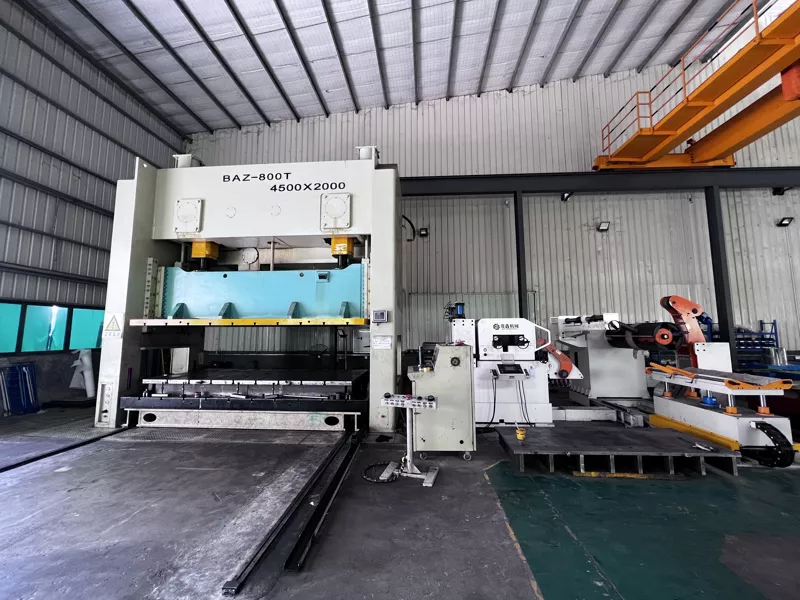 three in one straightener feeder with 800tons press